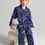 Miniatyrbilde: Bebe Silke Pyjamas Blå Marine Sett