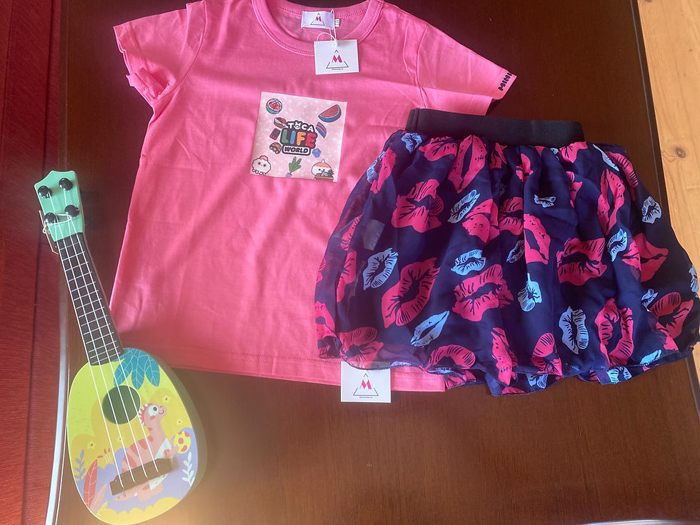 Thumbnail: Toca Life Sett (t-shirts & skirt)