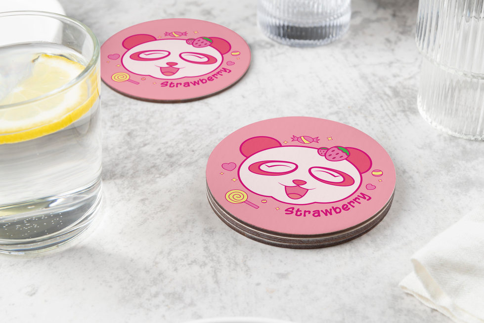 Strawberry Coasters