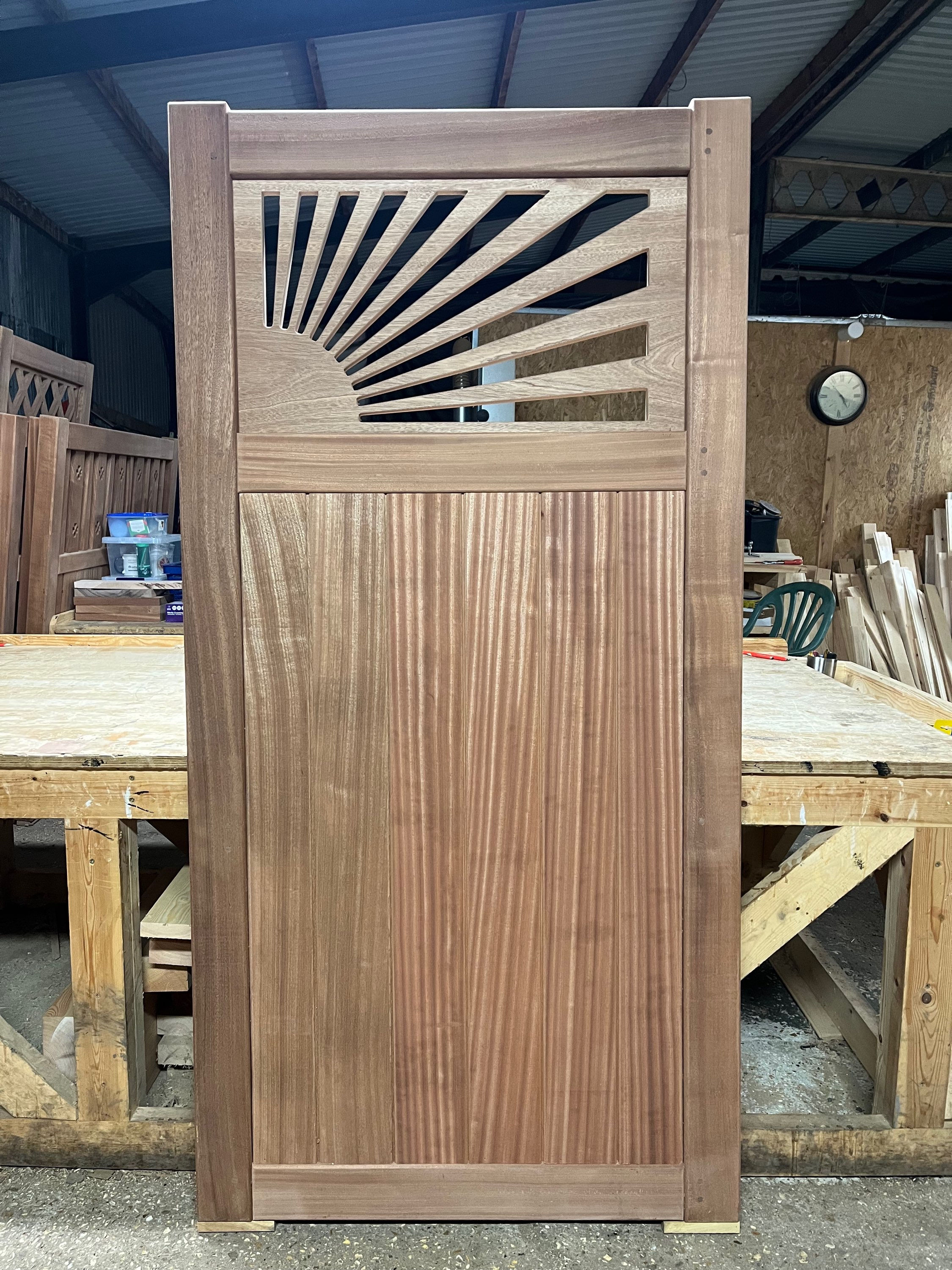 Pretty Wooden Gates For Sale U.K. Front View