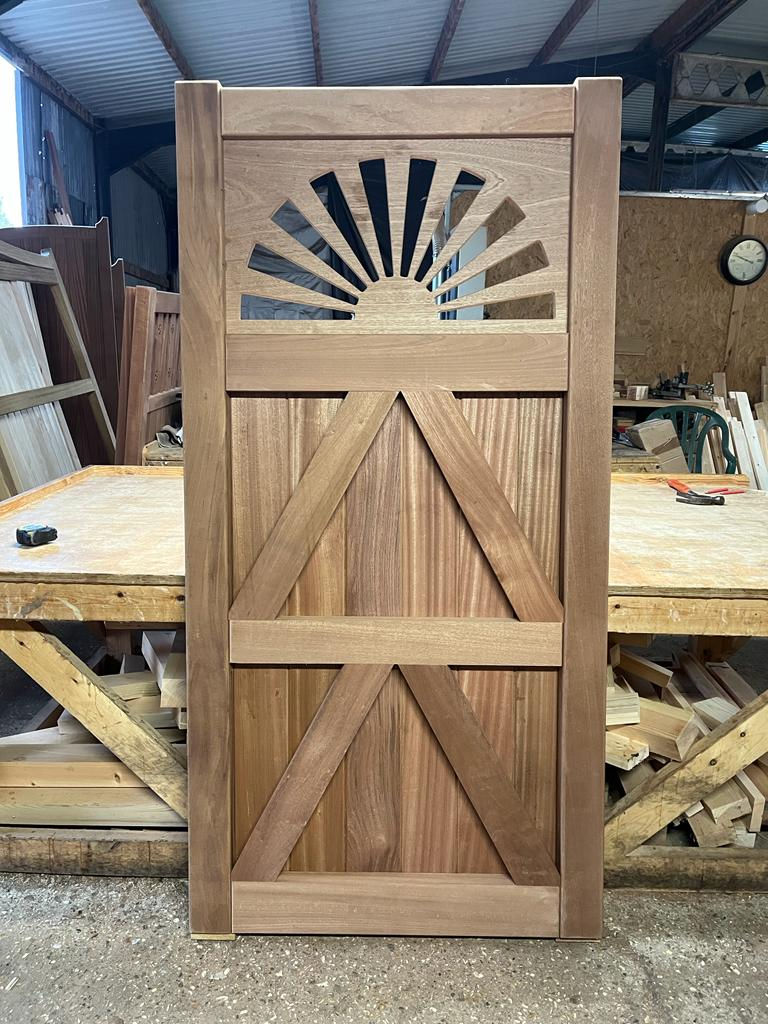 Thumbnail: 1920 Art Deco Garden Gate Back View