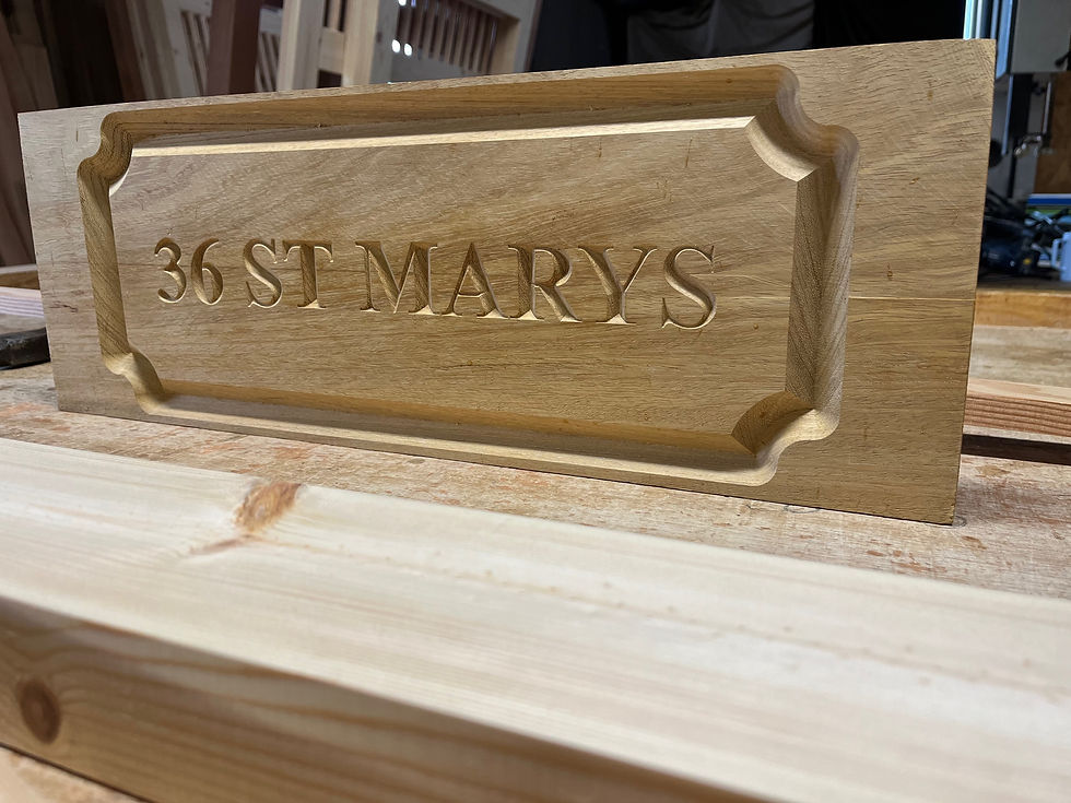 Thumbnail: Hose Name Plaque Wood