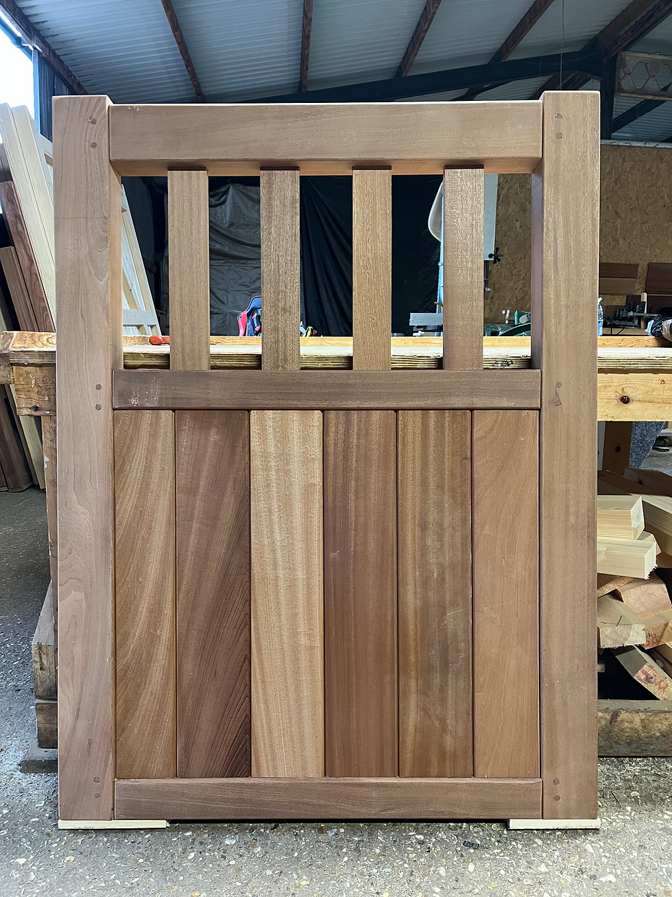 Thumbnail: Hardwood Garden Gate Front View