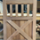 Thumbnail: Wooden Gate With Cross Design Front View