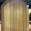 Thumbnail: Half Radius Arch Top Gate In Iroko Front View