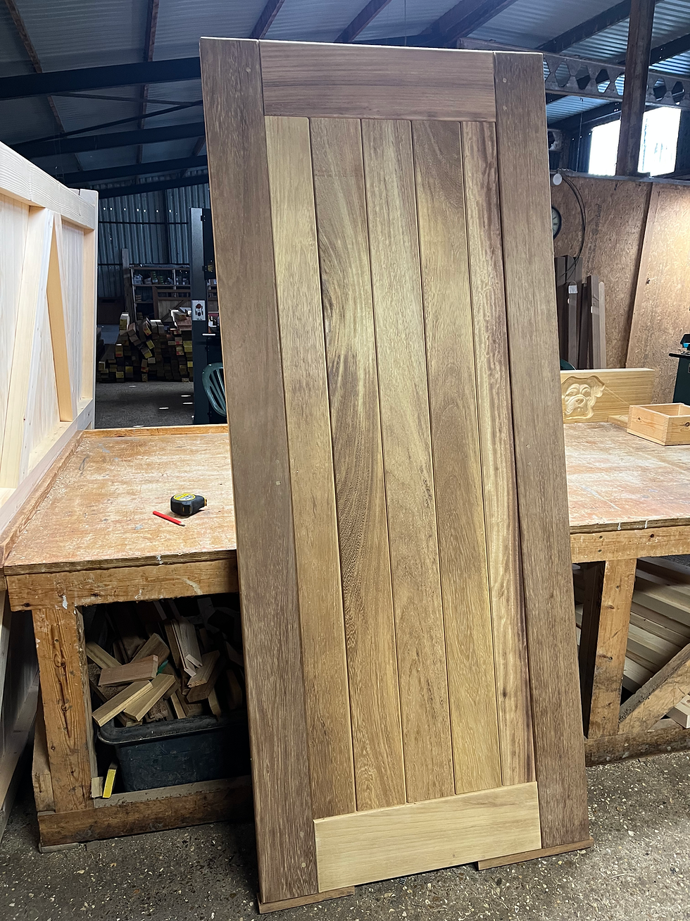 Thumbnail: Heavy Duty Large Timber Frame Hardwood Gate Front View