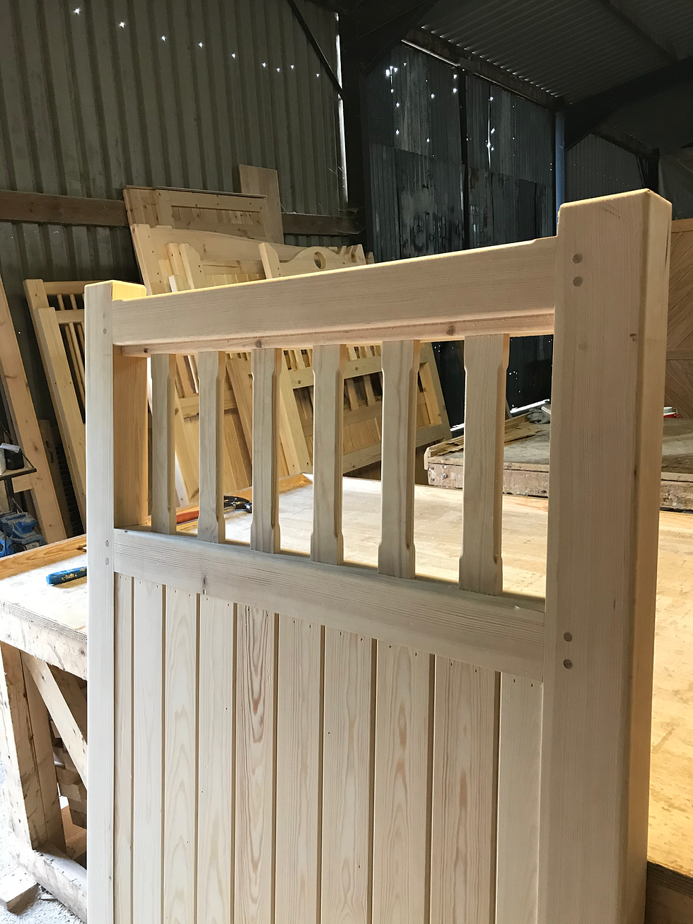 Thumbnail: Traditional Wooden Gate Front View