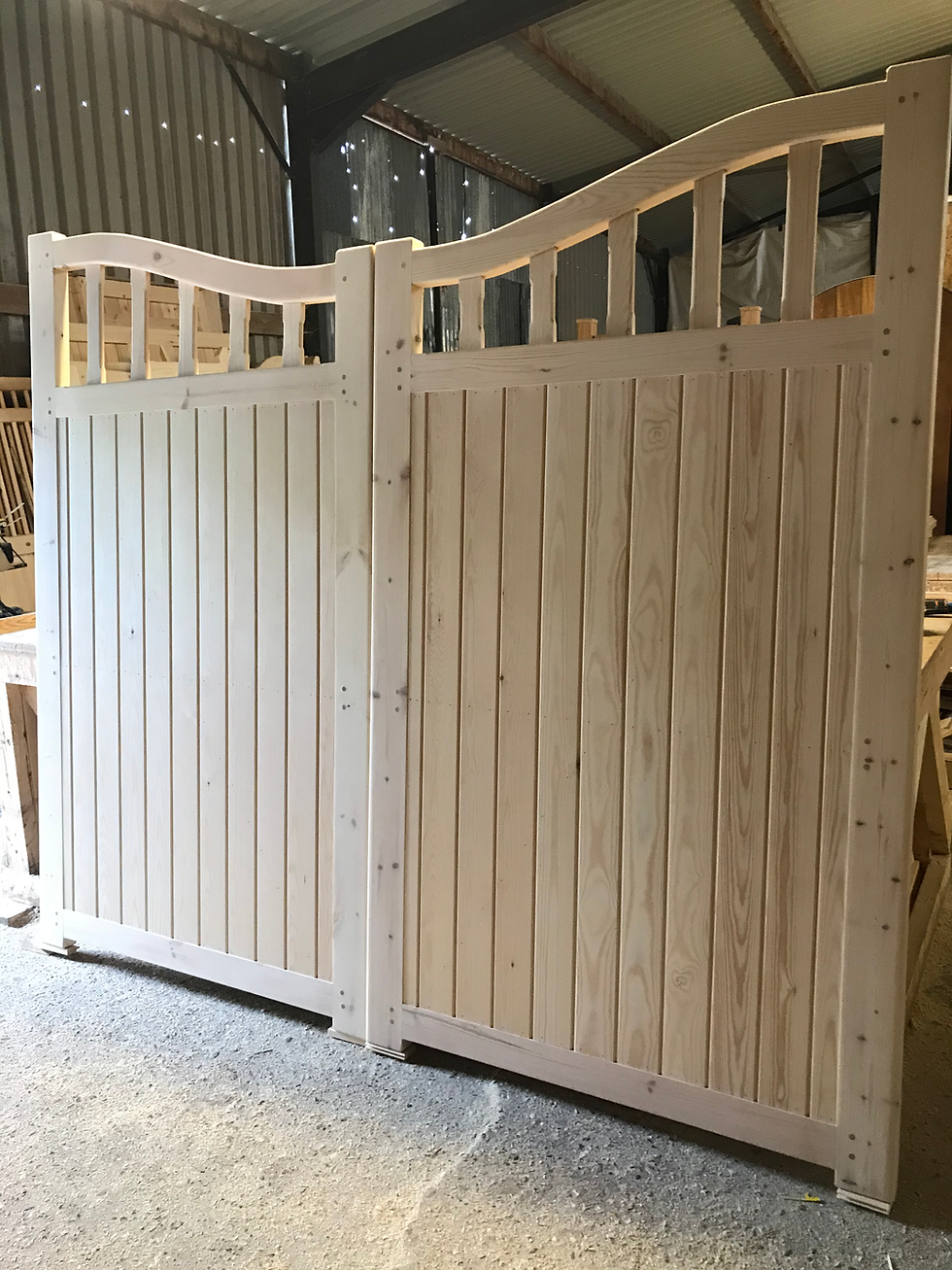 Thumbnail: Driveway Gates Made To Measure Front View