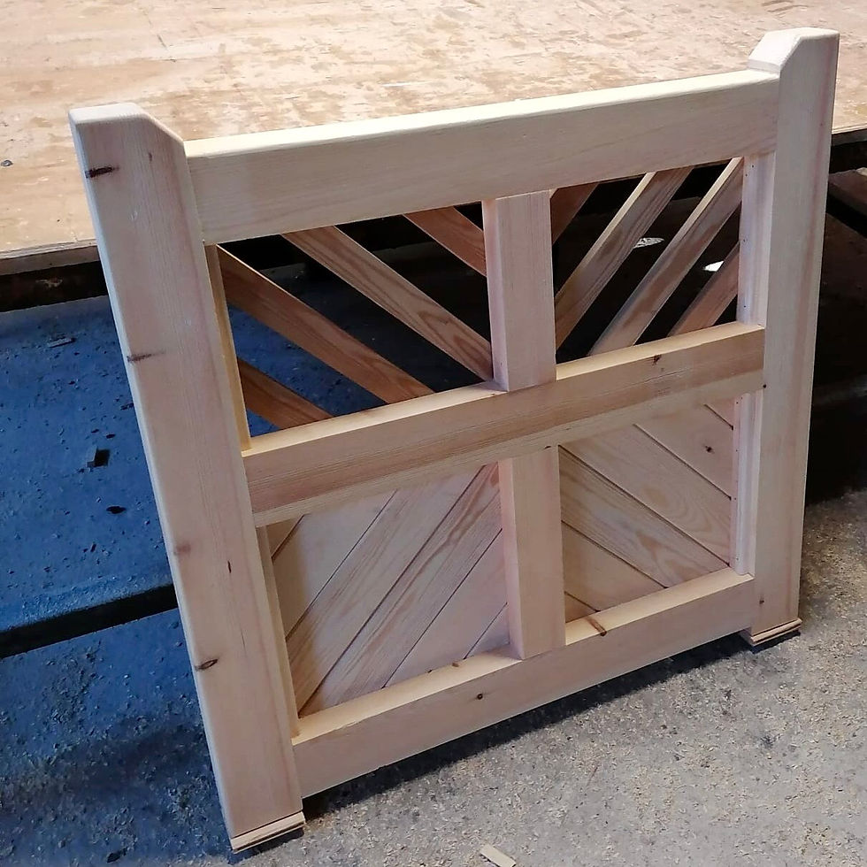 Thumbnail: Herringbone Pedestrian Gate Front View