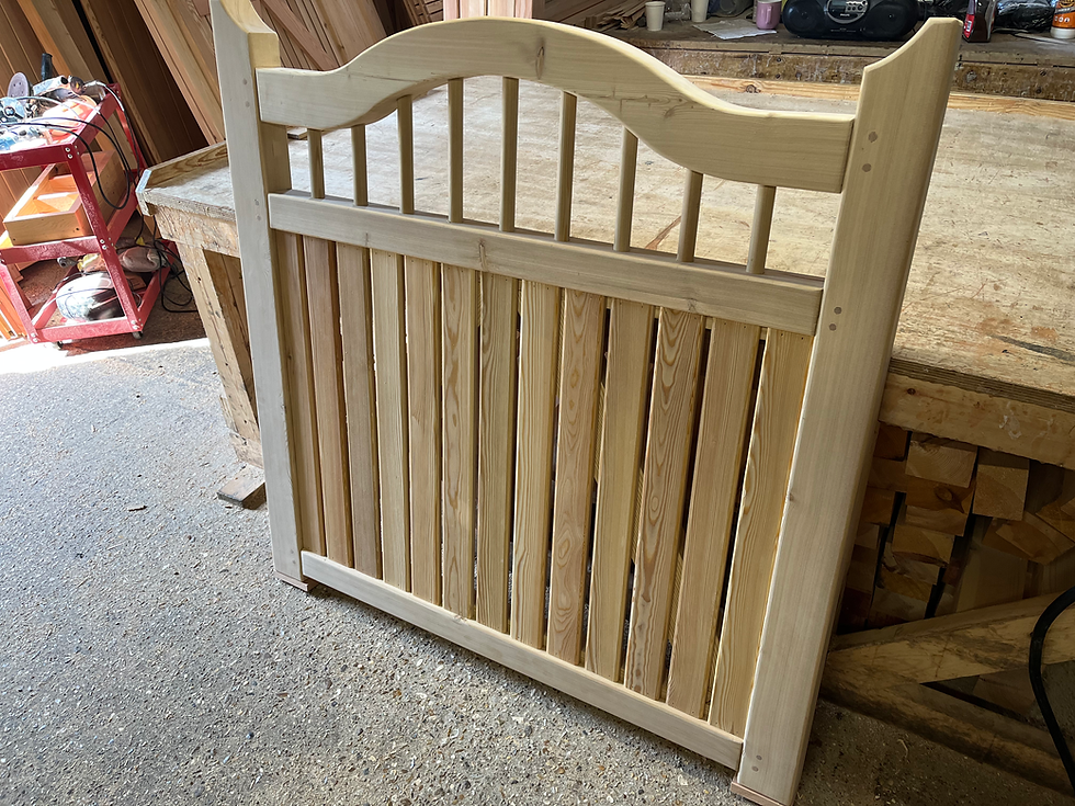 Thumbnail: Gates For Windy Areas Front View