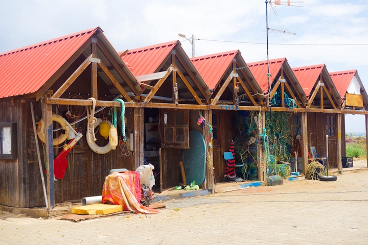 Les cabanes de pêcheurs Santa Luzia Algarve