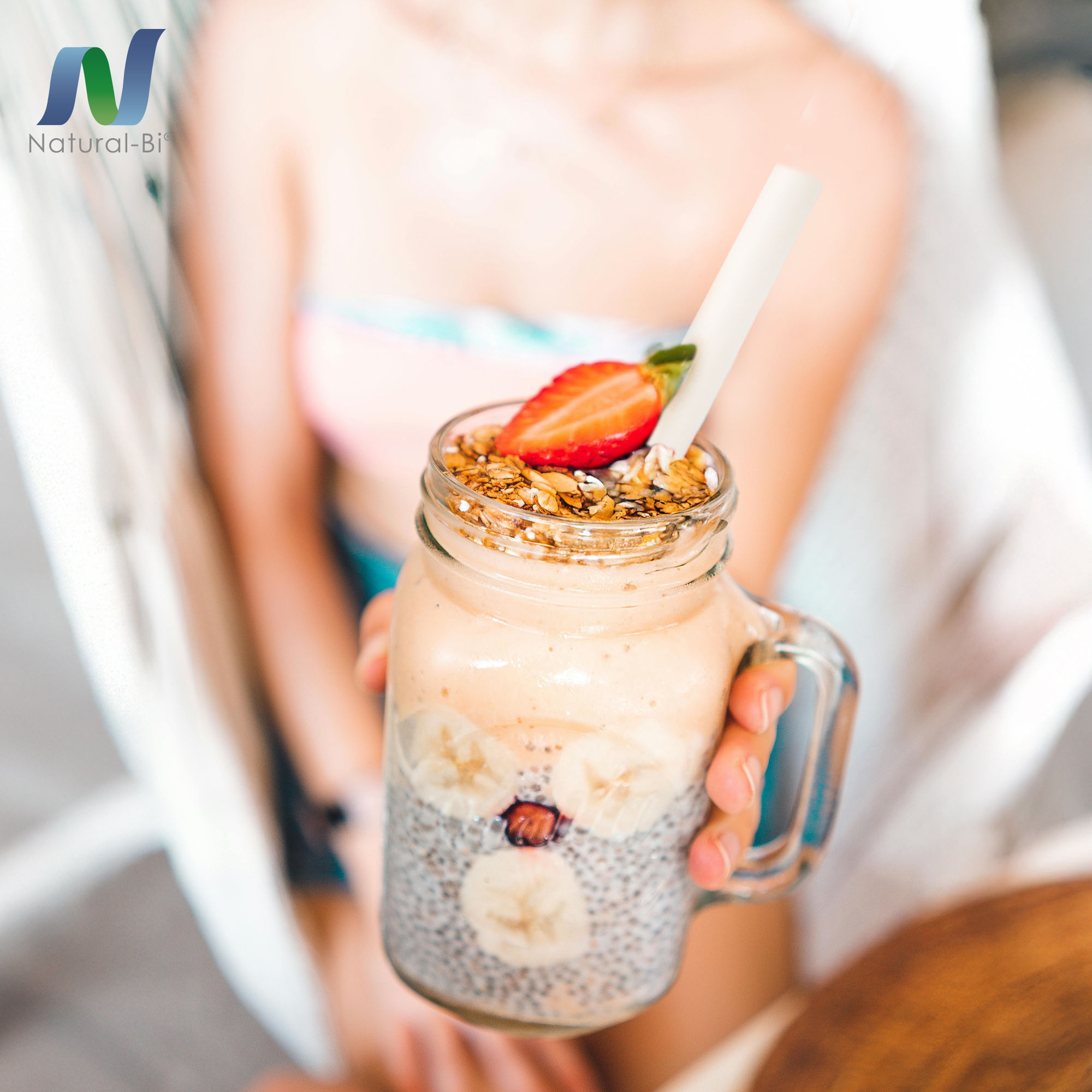 義式無塑膠微粒可分解吸管 12mm * 21cm(斜口)