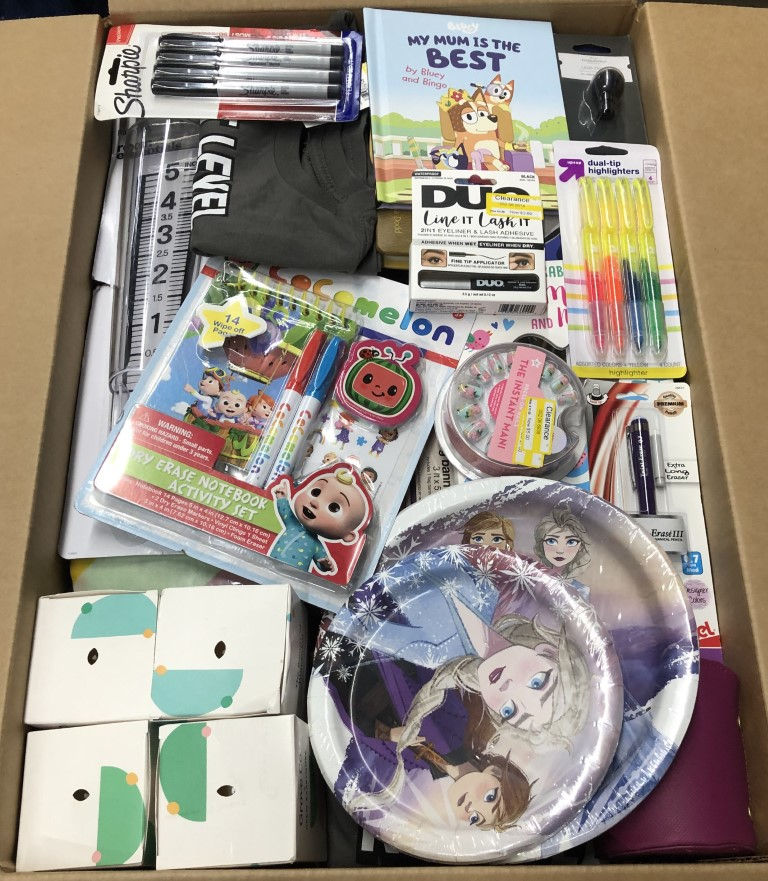 Case Lot of Mixed General Merchandise -  72 Units - Manifested - Shelf Pulls