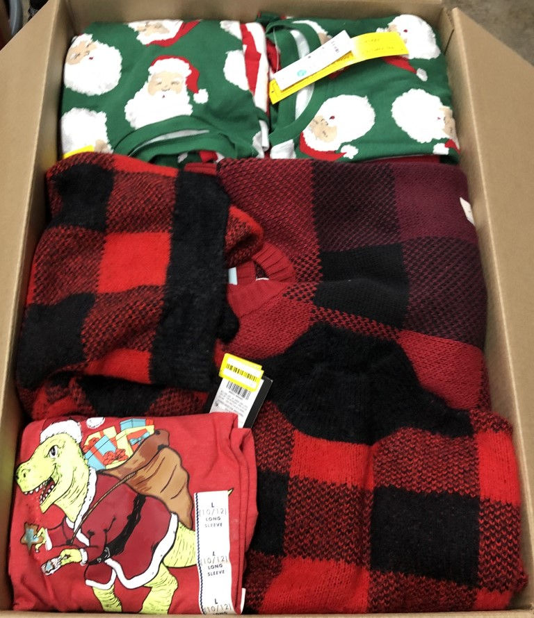 Thumbnail: Case Lot of Kids Christmas Wear - 73 Units - Manifested - Shelf Pulls