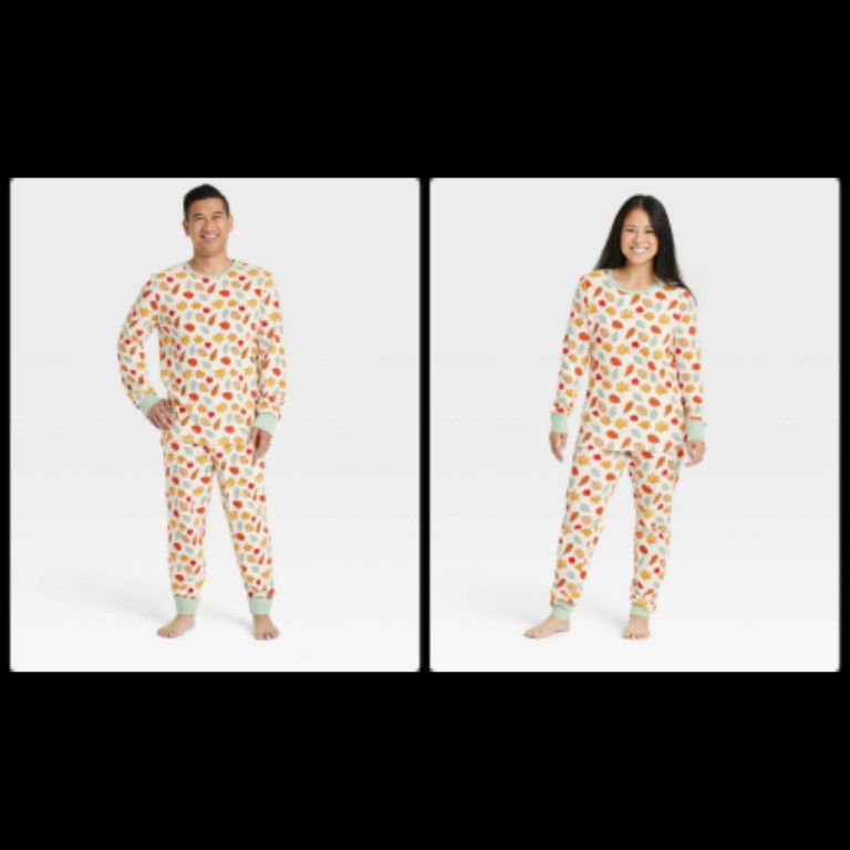 Case Lot of Matching Mens & Womens Leaf Print Clothing - Manifested - 45 Units