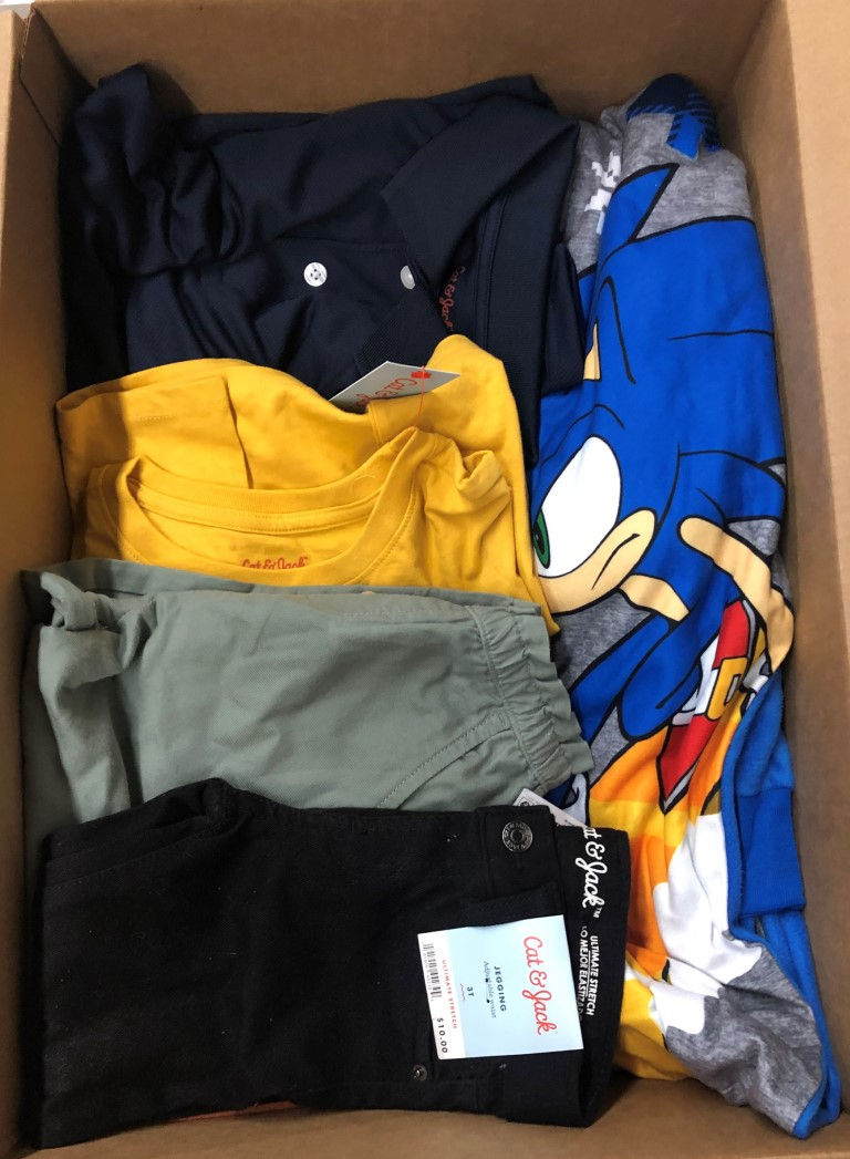 Thumbnail: Case Lot of Kids Clothing - 60 Units -Manifested - Shelf Pulls