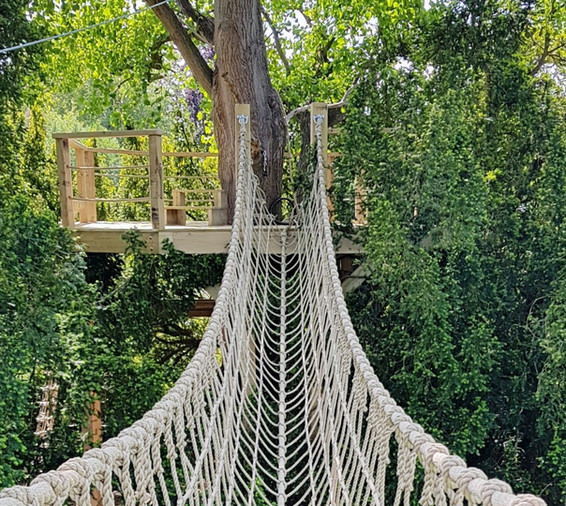 Castle Rope Bridge BRIDGES | Castles Carey wood and rope bridge designers & creators