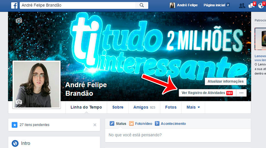 Formulario de Registro para Facebook