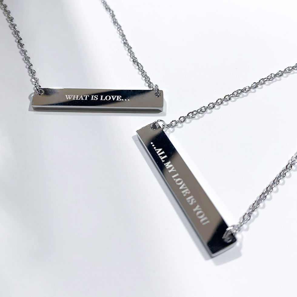 縮圖：Horizontal Bar Necklace
