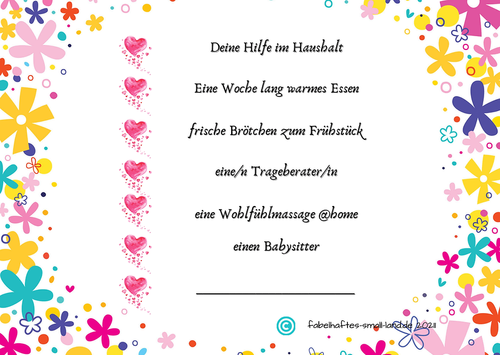Miniaturbild: Motiv der Wochenbettkarten von Daniela Schramm
