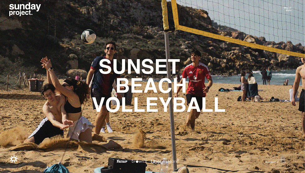 Sunset Beach Volleyball