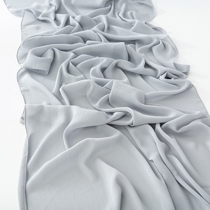 Thumbnail: 180*70CM Chiffon Hijabs For Woman Soft Long Turban Veil Scarves Muslim Hijab Sha