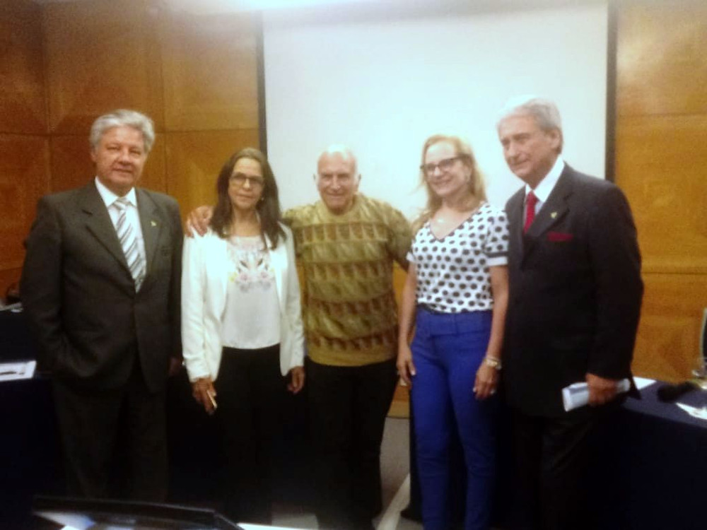 Marcio Santiago, do Brasil CVB, Maria Inez, do Cabo Frio CVB, Michael Coleman, de Ilhabela CVB, Sonia Chami, do Rio CVB, e Eduardo Conde, do Costa Mata Atlântica