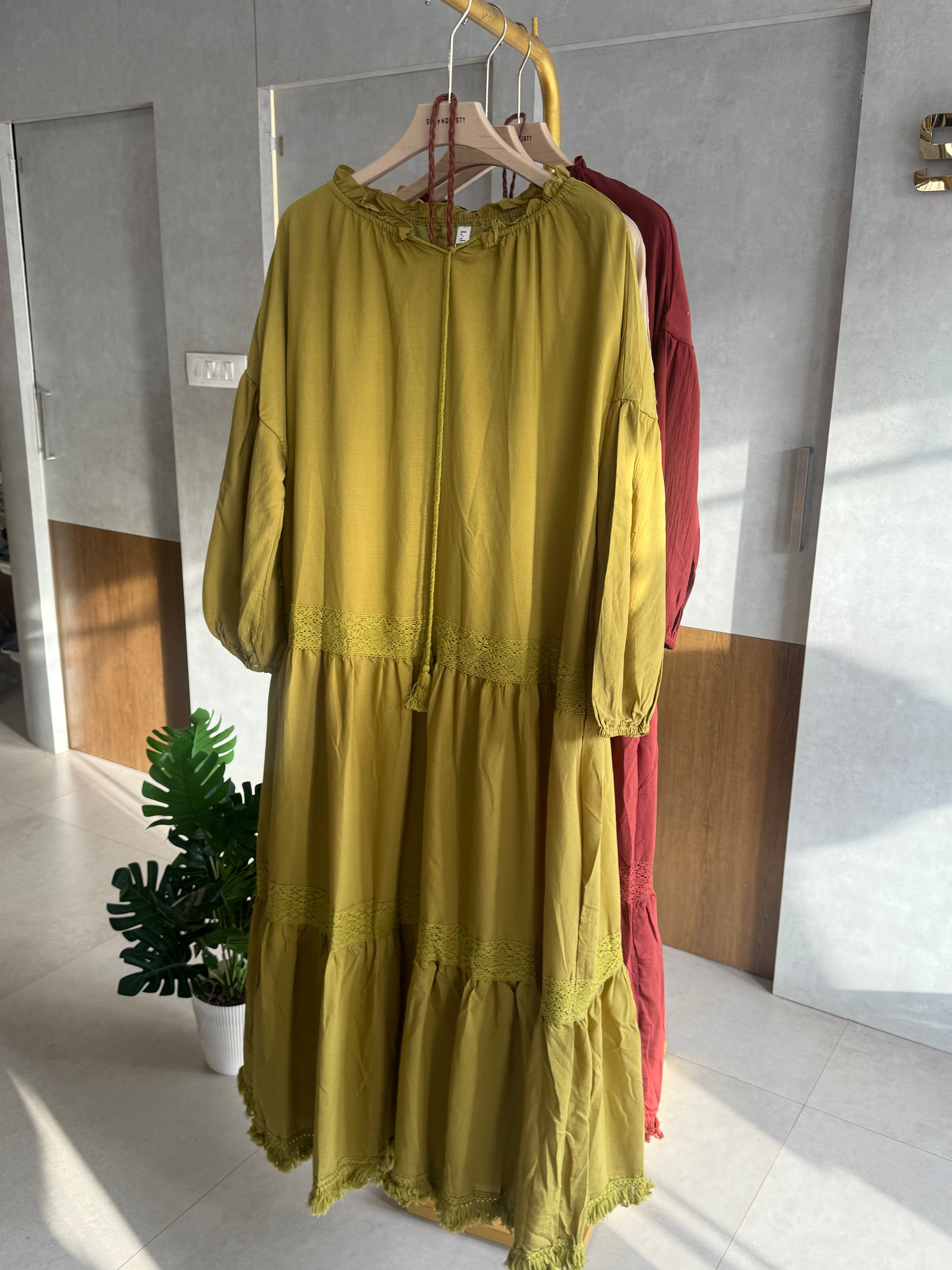 17097 - BOHO TIRED MAXI DRESS