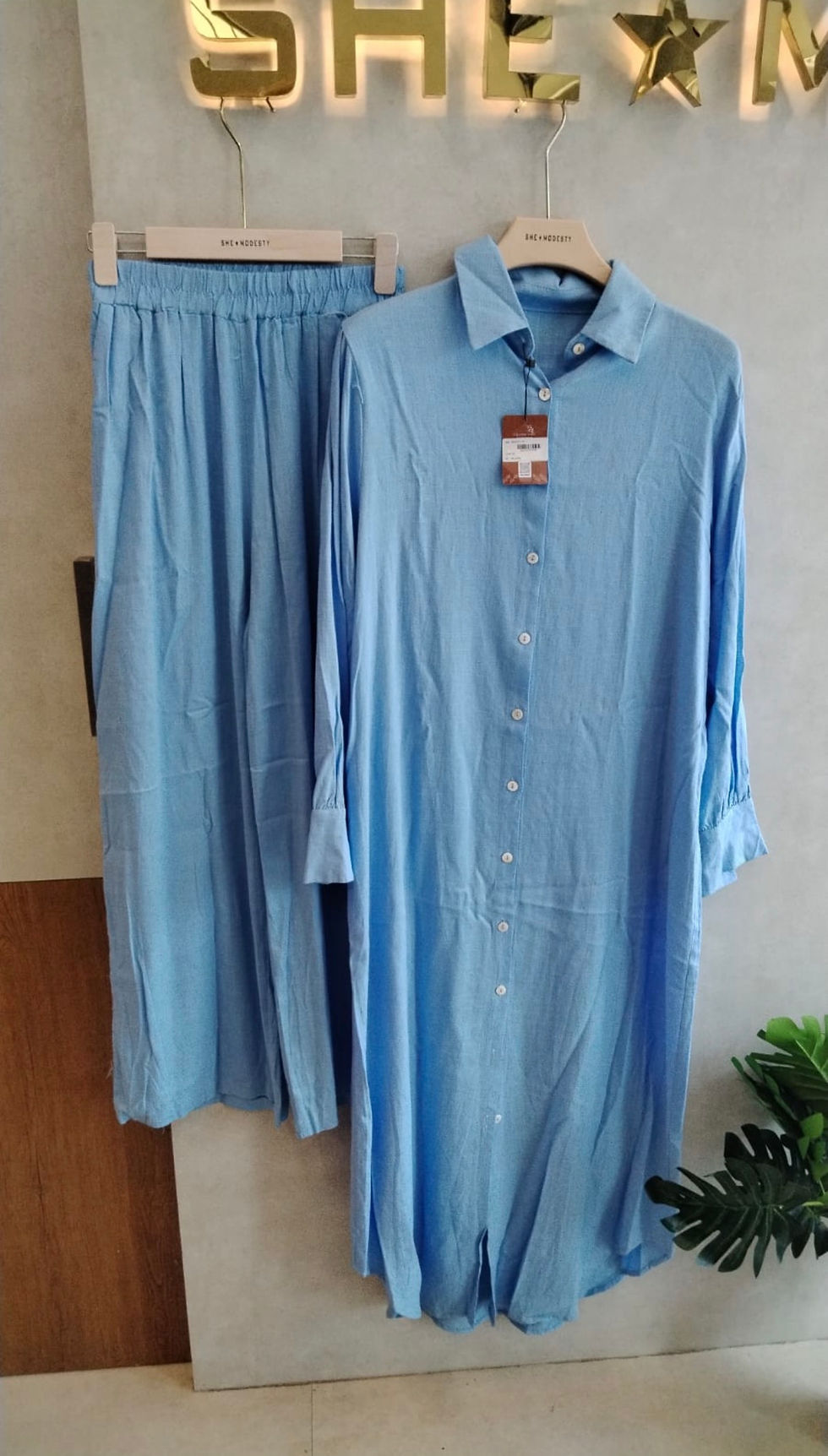 Thumbnail: 16670 - LONG ORGANIC COTTON COORDS