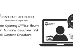 Why I’m Opening Office Hours — For Authors, Coaches, and all Content Creators