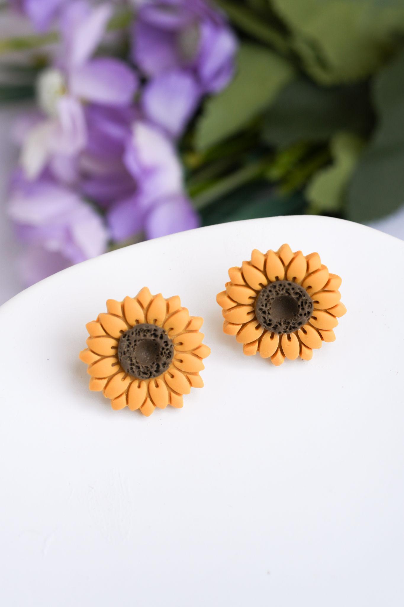 Sunflower Stud Earrings