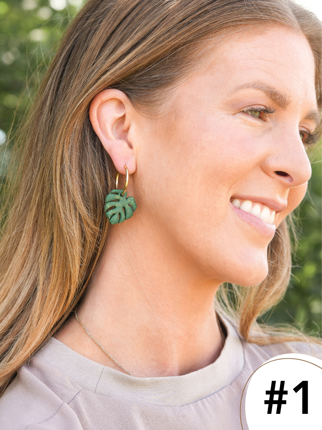 Interchangeable Polymer Clay Hoop Charms | Mix & Match Earring Dangles