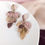 Thumbnail: Bella Autumn Leaf Dangle Earrings
