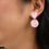 Thumbnail: Watercolour Love Dangle Earrings