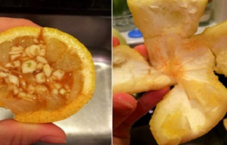 Lemon with Garlic Mixture: Perfect for Clearing Heart Blockages