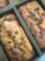 Parve pumpkin bread with chocolate chips