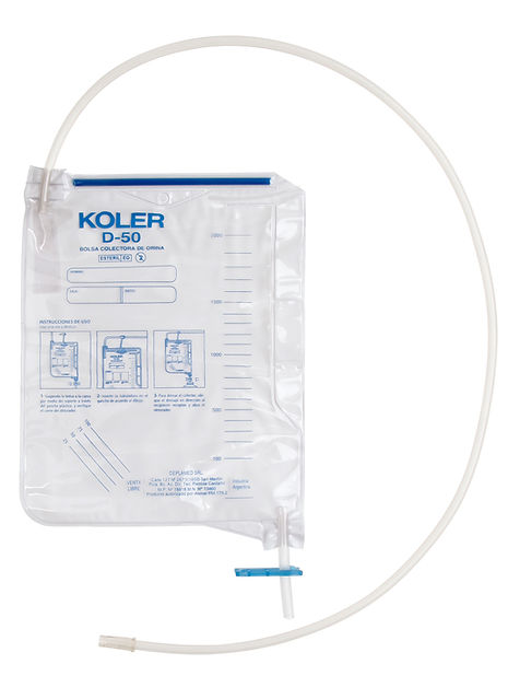 BOLSA COLECTORA DE ORINA CON DESAGOTE INFERIOR KOLER®