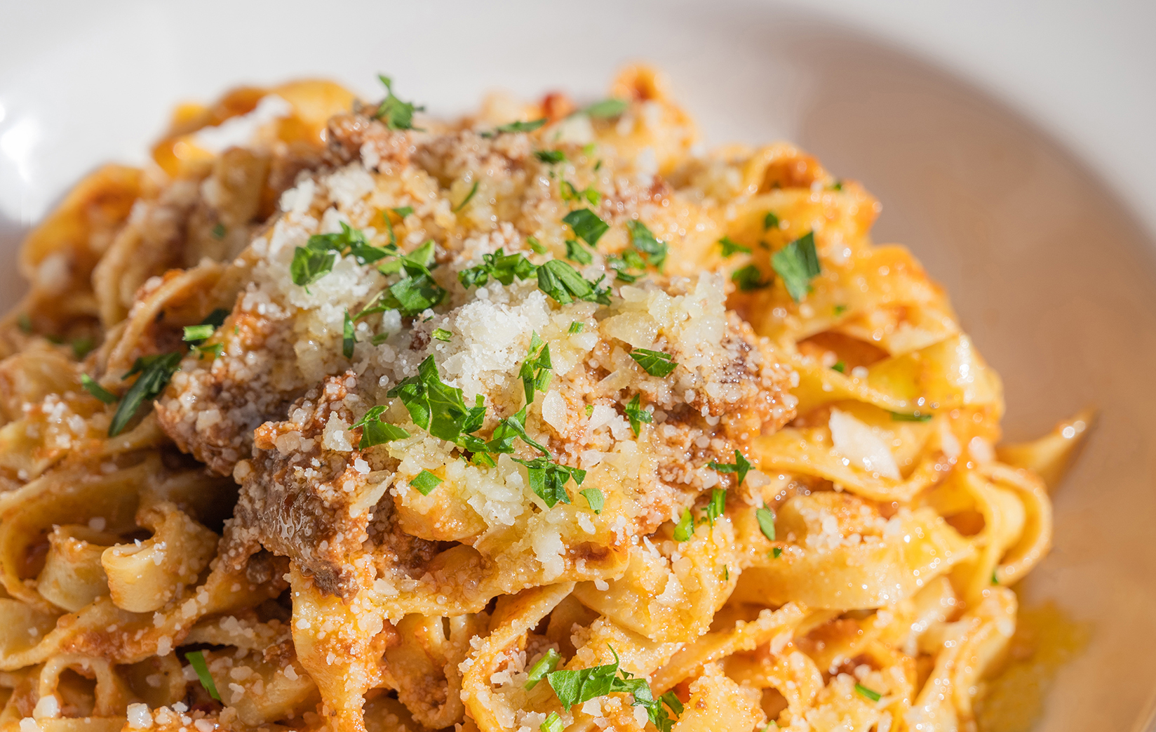 Fettuccine Bolognese
