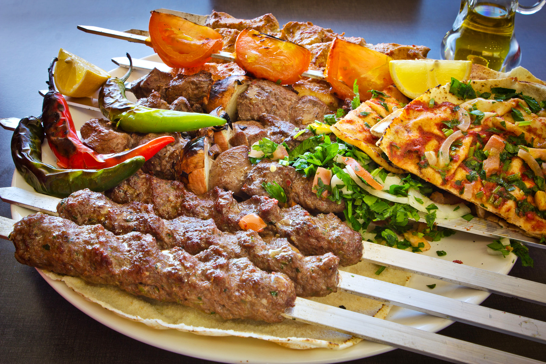 Arranged Food and Objects