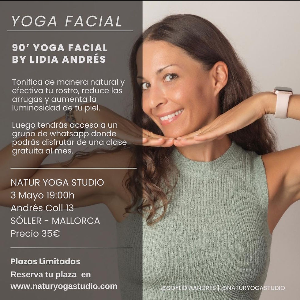 Master Class de Yoga Facial con Lidia Andrés