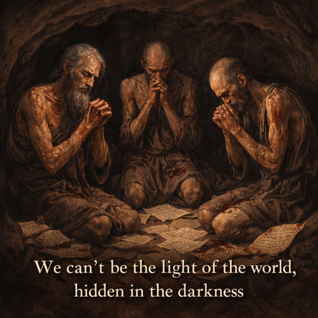 Dessert Monks Praying