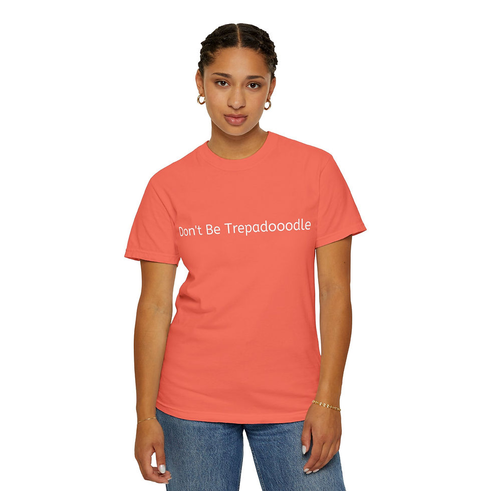 Thumbnail: Trepadoodle Unisex Garment-Dyed T-Shirt - Be The Church 