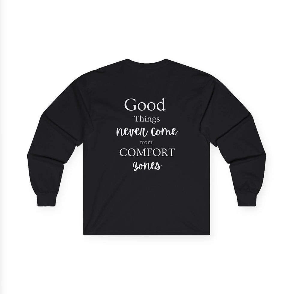 Thumbnail: Be The Church Long Tee - Good Things Never Come from Comfort Zones