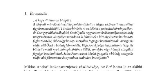 Megjelent Szeibert-Erdős András legújabb tanulmánya