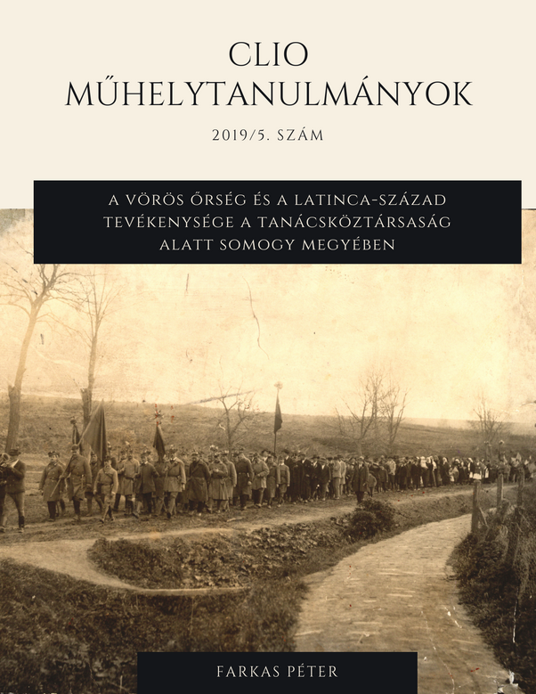 Megjelent a Clio Műhelytanulmányok 2019/5. száma