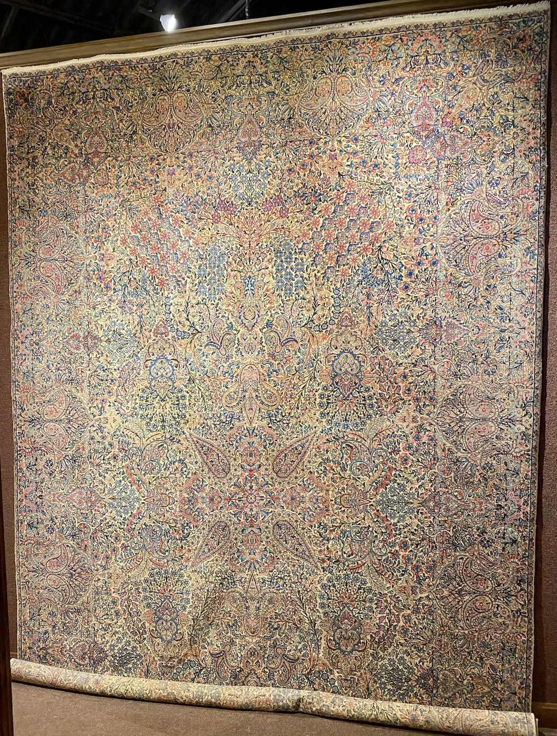 9’10”X16’ Antique Persian Lavar Kerman 