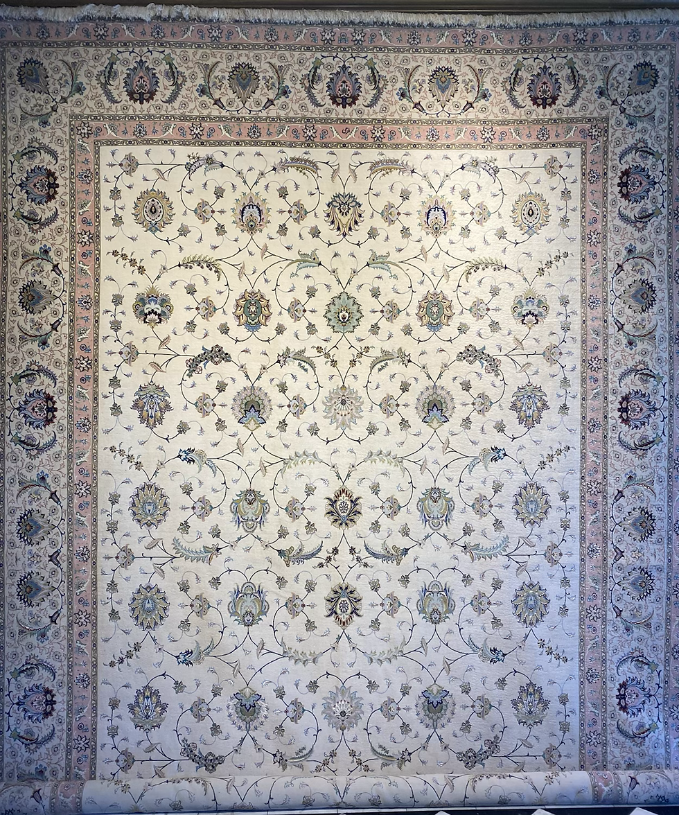11’1”X16’2” Persian Silk & Wool Tabriz