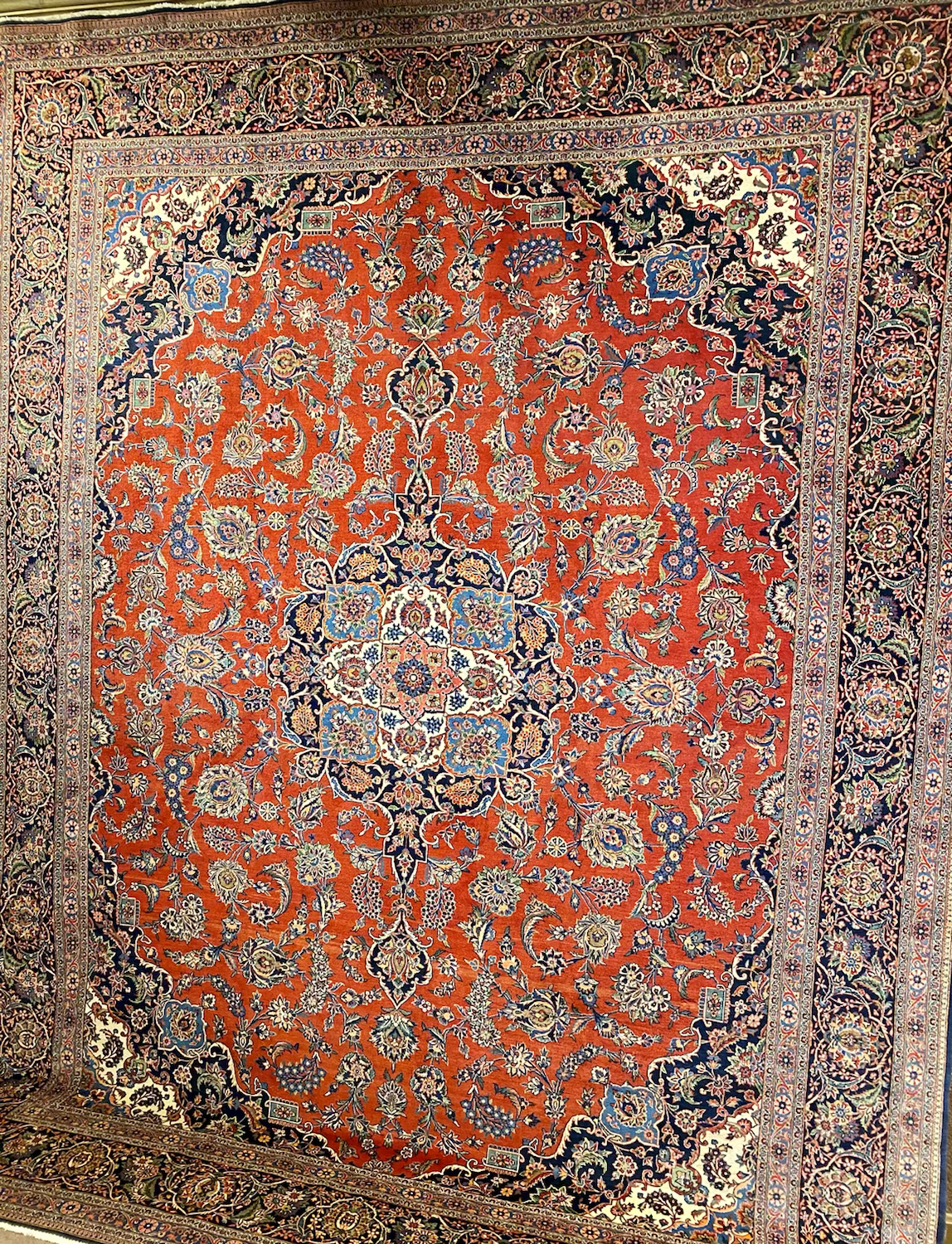 *SOLD* 10’6”X13’9” Persian Keshan