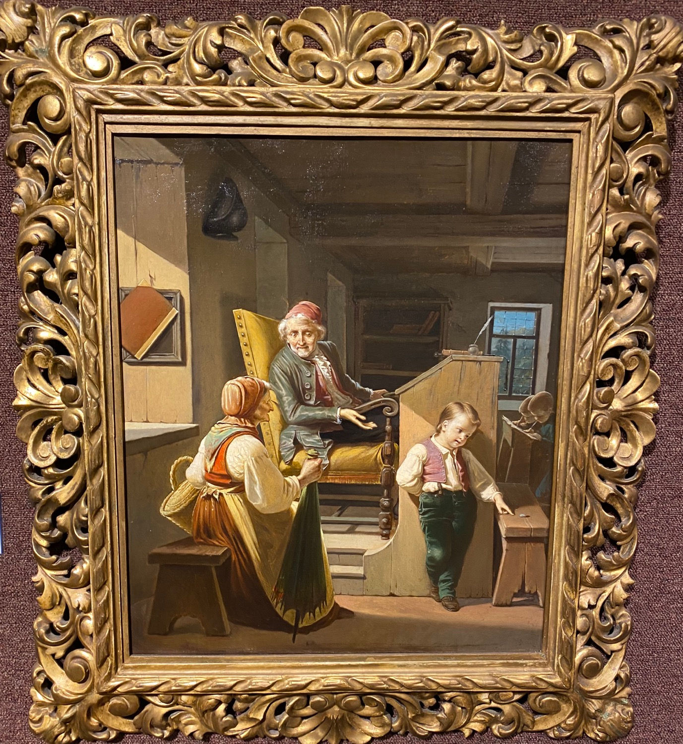 “Schoolmaster’s Discipline” By: Auguste Heyn