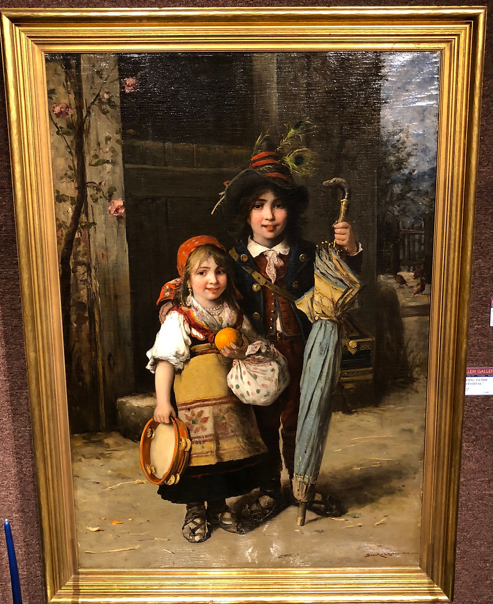 “Going to the Festival” By: Lajos Ludwig Bruck